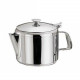 Stainless Steel 24Oz Tea Pot Coffee Kitchen Flip Lid Handle Restaurant Hotel New image