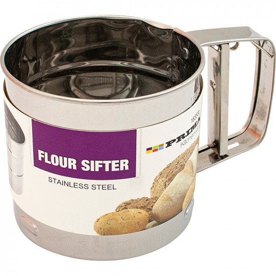 Stainless Steel Flour Sifter Mesh Shaker Icing Sieve Kitchen Tool Sugar Baking