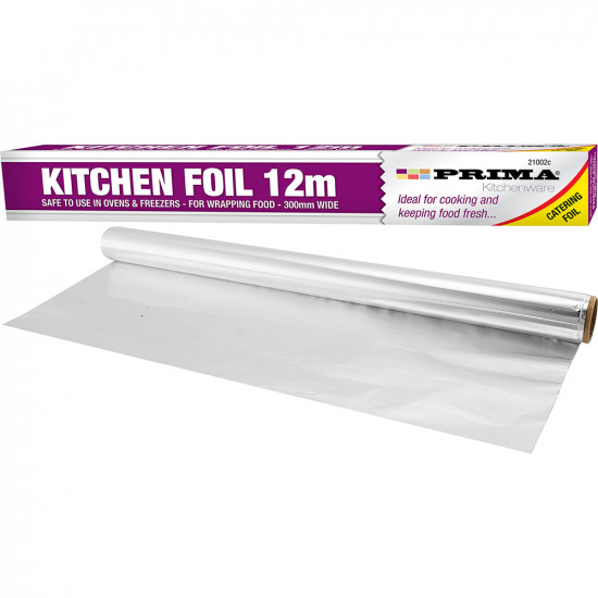 10 X New Kitchen Foil 12M Oven Freezer Wrapping Food Silver Fresh Kitchenware 