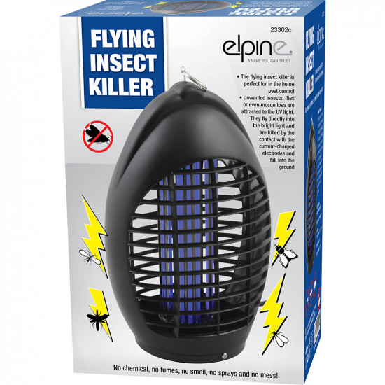 New Electronic Flying Insects Killer Fly Bug Zapper Uv Attract Light Pest Indoor