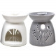 Set Of 4 Home Ceramic Oil Burner Melts Tea Light Candle Gift Aroma Flower 9Cm image