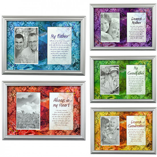 **3 For 2** Personal Photo Frame And With Stand Memory Picture Message Wall Hang