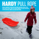 Kids Heavy Duty Snow Sledge Toboggan Sleigh Sled Rope Plastic Adults Ski Board image