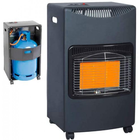 4.2Kw Calor Gas Portable Cabinet Heater Fire Butane With Regulator & Hose New