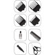 8 In 1 Mens Hair Cutting Clipper Trimmer Shaver Remover Grooming Kit Set Beard image