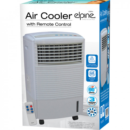Air Cooler And Remote Control Cold Humidifying Fan Timer Evaporator Water Tank