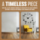 Large Diy 3d Wall Clock Frameless Luxury Sticker Numbers Home Office Room Decor image