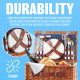 4 Person Hamper Basket Wicker Picnic Holder Food Cutlery Set Blanket Glasses Garden & Outdoor, Travel image