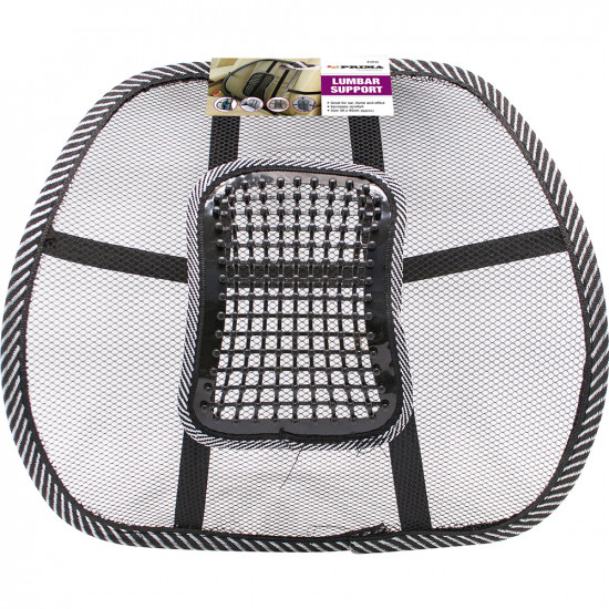 New Mesh Black Lumbar Cushion Office Seat Spine Support Pain Relief Lower Back image