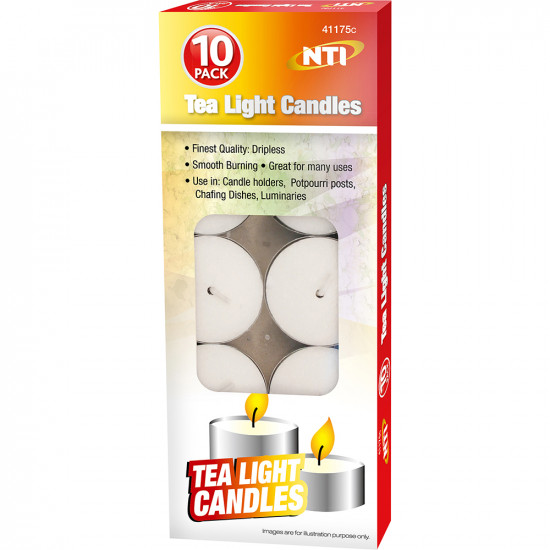 100Pc Candle Tealights Unscented Interior Decor Tea Light Candles Home 5Hr Burn