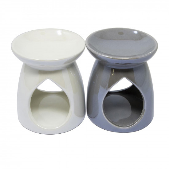 2 X Ceramic Oil Burner Tealight Candle Tarts Cake Melts Fragrance Decoration image
