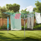 50 Metre Outdoor Rotary Airer - Clothes Airer 4 Arm Rotary Garden Washing Line Dryer 50M Folding image