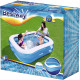Bestway Family Pool, Pool Rectangular For Children, Easy To Assemble, Blue, 201 X 150 X 51 Cm image