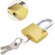 Set Of 4 - 20mm Heavy Duty Brass Padlocks With 3 Keys Security Lock Luggage Locker Bag image