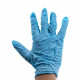 200Pc Large Disposable Vinyl Gloves Blue Powder/Latex Free Food Hygiene New image