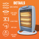 New 1200W Halogen Heater Instant Heat Winter Warm Oscillating 3 Bars Home Office Electrical, Heating & Cooling image