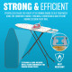 110Cm Ironing Board Lightweight Height Adjustable Wide Iron Rack Non Slip Home image