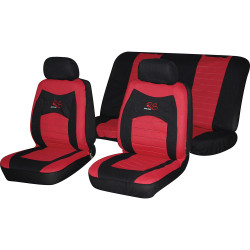 6pc RED RS Racing Car Seat full Cover Set universal covers gift protection kit 