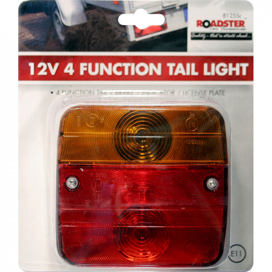 2 X 12V 4 Function Tail Lights Caravan Trailer Brake Indicator Rear Universal 