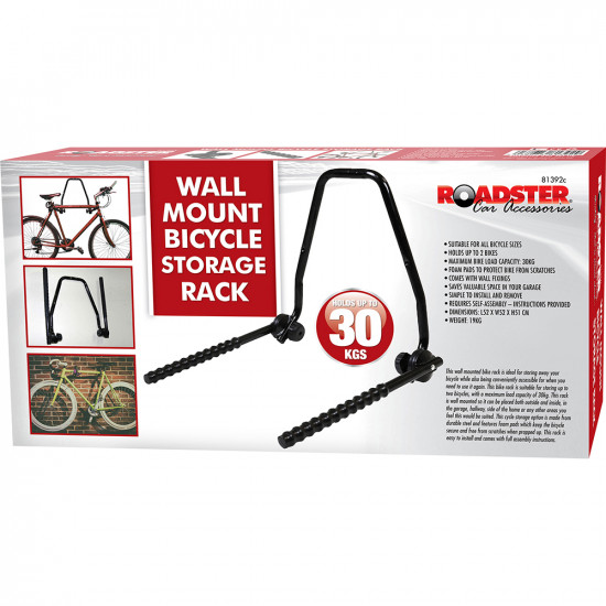 Bike Wall Mounted Bicycle Hanger Cycle Storage Mount Hook Holder Stand Rack
