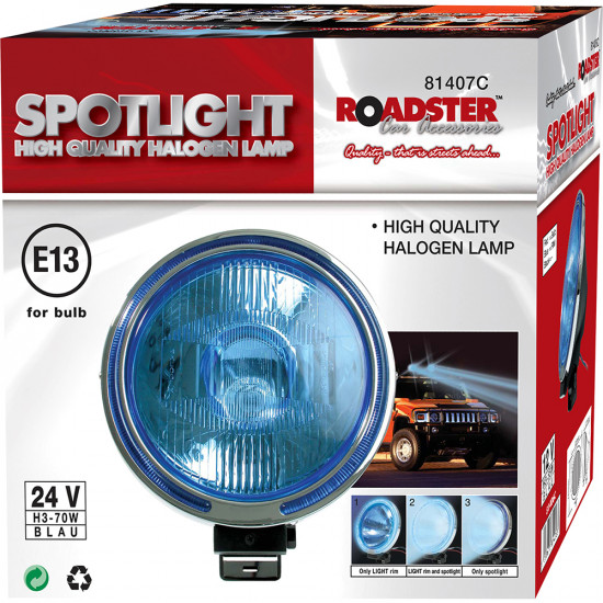 24V Blue Halogen Car Truck Spotlights Fog Spot Lights Foglights Lamp Led Light