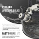 2.5L Black Stainless Steel Lightweight Whistling Kettle Camping Fast Boil Fishing New Kitchenware, Kettles & Flasks image