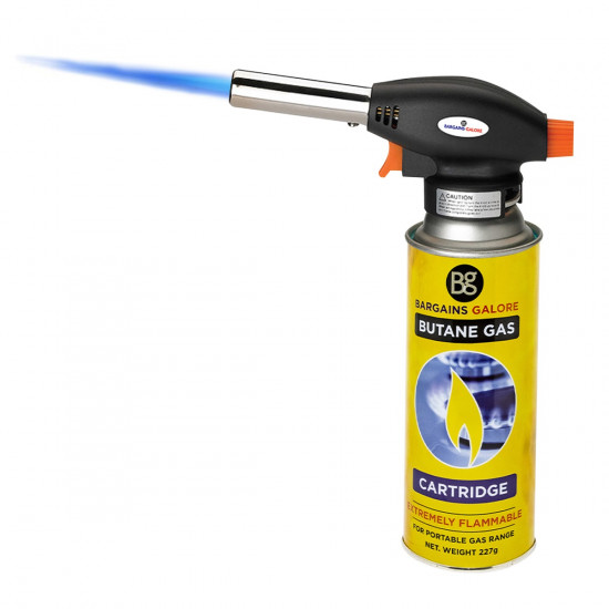 Blow Torch Butane Flamethrower Burner Welding Gas Auto Ignition Soldering Weed image