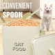 New Cat Food Storage Container With Scoop Enamel Lid Tin Home Retro Vintage Household, Pet Accessories image