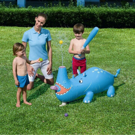 119Cm Inflatable Splash Play Toy Outdoor Summer Garden Water Squirter Bat Balls