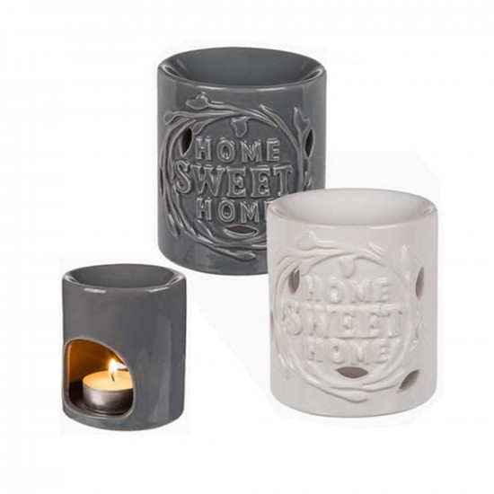 Set Of 2 Ceramic Oil Burner Aroma Scent Home Gift Tart Decor Fragrance Lamp New Household, Candles & Fresheners image