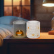 4 X Oil Burner Ceramic Tea Light Home Sweet Home Tart Wax Aromatherapy Melts image