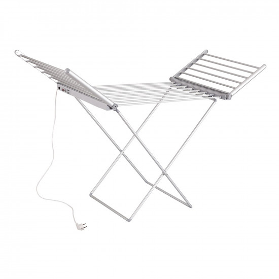 Electric Heated Clothes Airer - Dryer Indoor Horse Rack Laundry Folding Washing Dry Winged Household, Laundry Products image