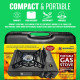 Black Camping Stove Gas Stove Gas Cooker for Outdoor BBQ, Fire and Grill + 8 Butane Gas Canisters image