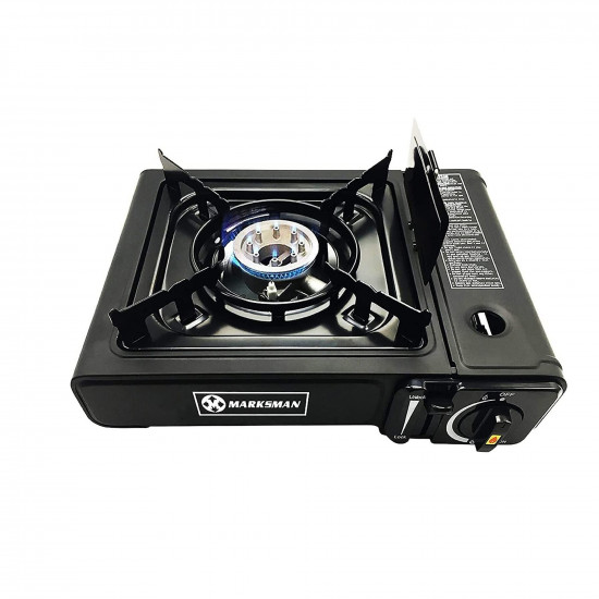 Black Camping Stove Gas Stove Gas Cooker for Outdoor BBQ, Fire and Grill image