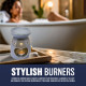 Set Of 2 Ceramic Oil Burners - Candle Tea Light Burner Aroma Lamp Decoration Xmas Gift Household, Candles & Fresheners image