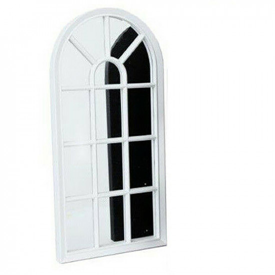 White Window Style Mirror Living Room Decor Hallway Home Panel Wall Glass 70Cm