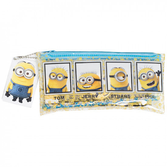 Despicable Me Minions Filled With Pencil Ruler Eraser Case School Stationery New