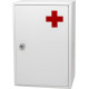 First Aid Medical Cabinet - Wall Mounted Medicine Kit Tablet Box White Home image