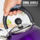 2.5L Staiinless Steel Lightweight Whistling Kettle Camping Fast Boil Fishing New Kitchenware, Kettles & Flasks image
