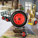 14" Red Sack Truck Trolley Rubber Replacement Wheel Barrow Tyre Steel