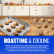 4Pc Stainless Steel Roasting Oven Pan Dish Baking Roaster Tin Grill Rack + Tray Kitchenware, Bakeware image
