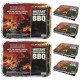 Set Of 6 Disposable Bbq Instant Grill Charcoal Disposable Outdoor Camping Summer image