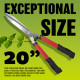 20'' Carbon Steel Blade Garden Shears Lightweight Grip Handle Easy Sharp Cut Blade Garden Tools Garden & Outdoor, Garden Tools image