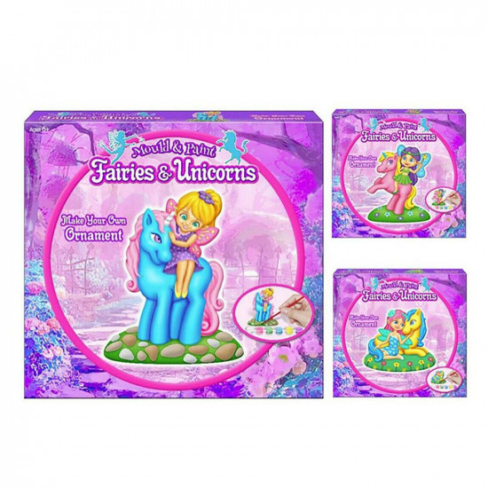 New Make Your Own Fairy Ornament Fairies & Unicorn Toy Kids Fun Craft Xmas Gift