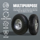 2 x 10" Pneumatic Sack Truck Trolley Wheel Barrow Tyre Tyres Wheels 4.10/3.5-4.0