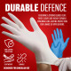 300pc Large Clear Powder Free Vinyl Blue Disposable Gloves Multi Work Food image
