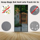 Set Of 2 Magic Mesh Magnetic Curtain Net Screen Fly Mosquito Insects Bugs Door image