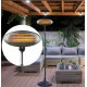 2Kw Patio Heater Garden Free Standing Electric Warmer Outdoor Quartz 2000W 240V image